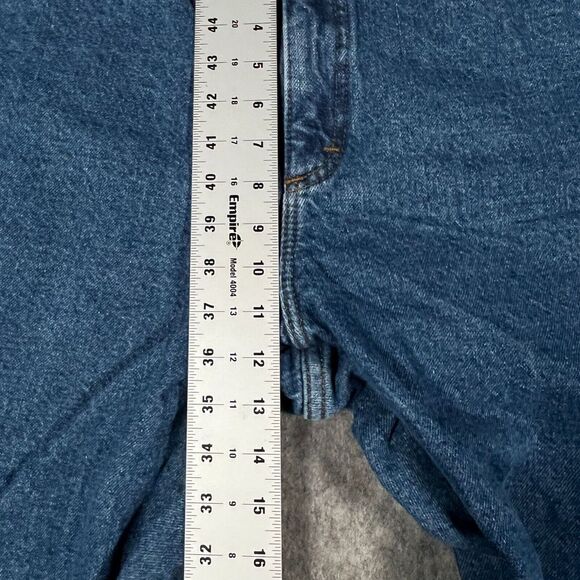 Wrangler Women's Fleece Lined Jeans Size 16P Blue Denim 100%‎ Cotton - Picture 8 of 10